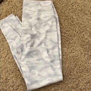 White Camo leggings